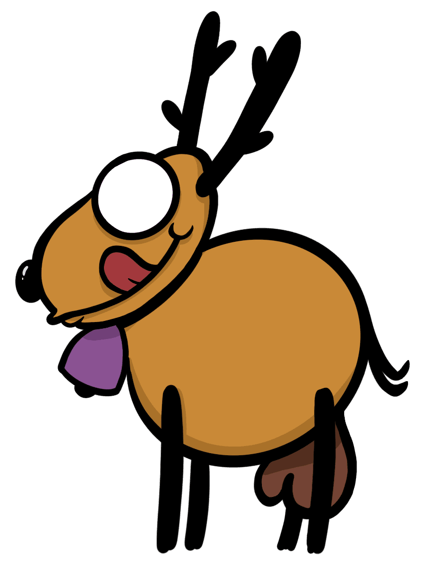 El ciervo de El Whoper, la mascota de la marca